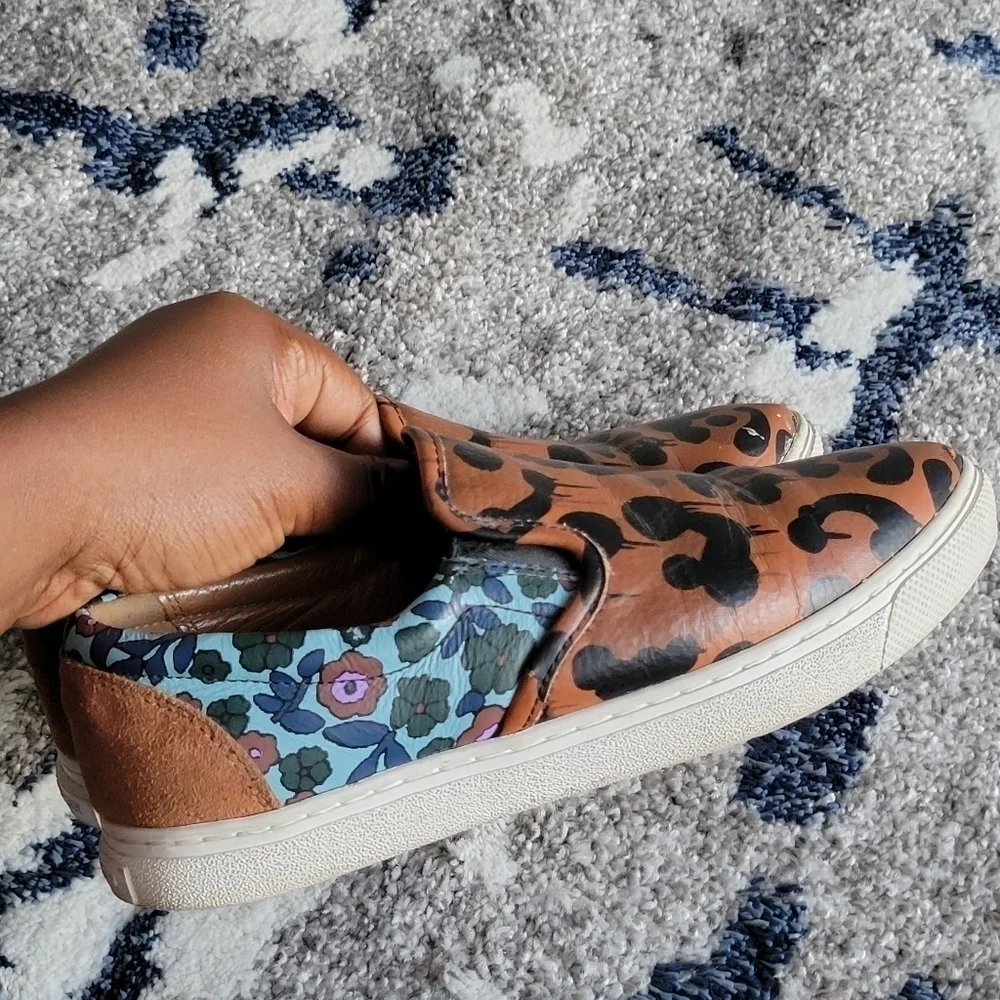 Coach wildbeast napa slip on sneakers brown/mist